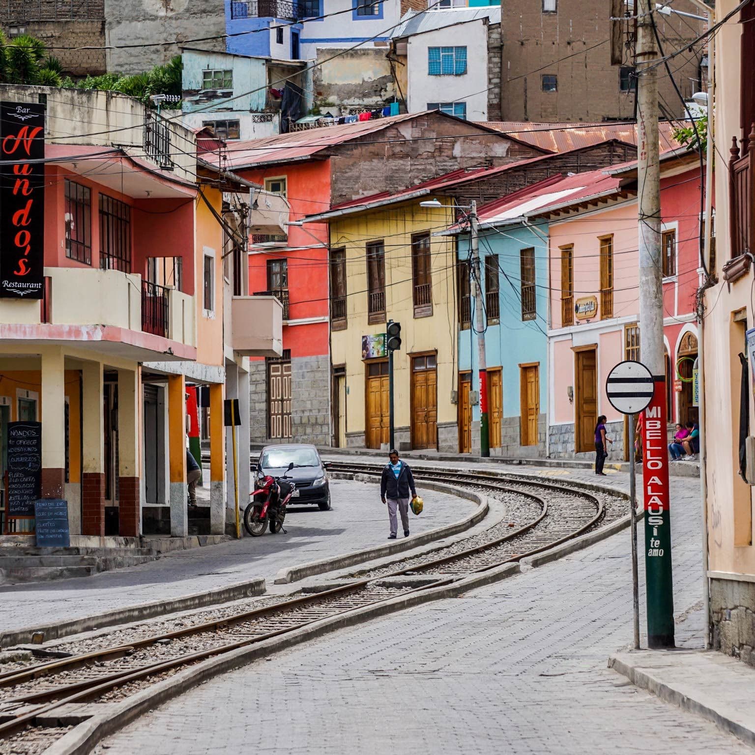 Recorrido en Alausí