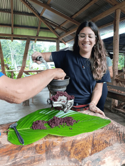 Demostración del Chocolate Cacao Farm
