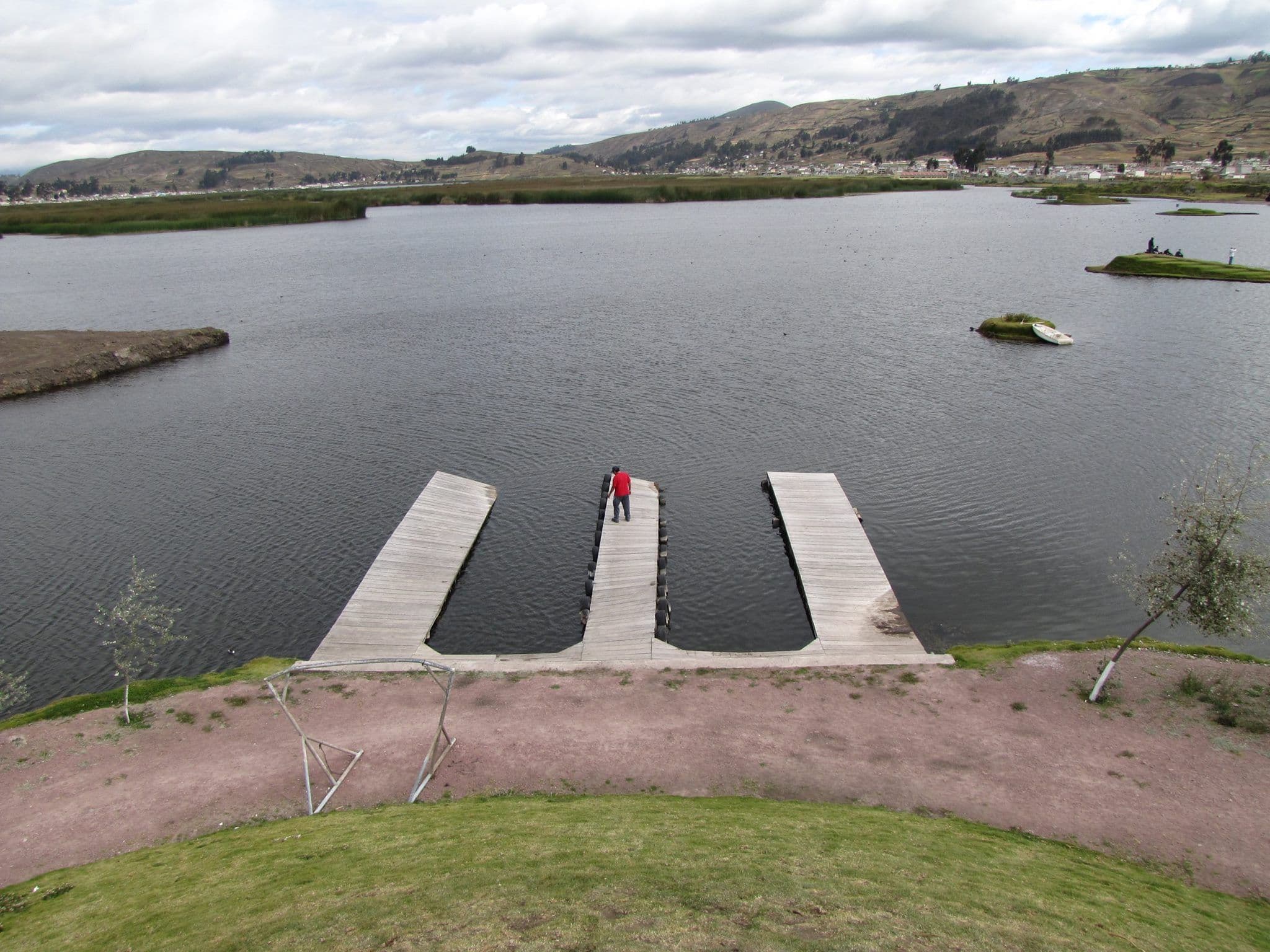 Visita a la laguna de Colta